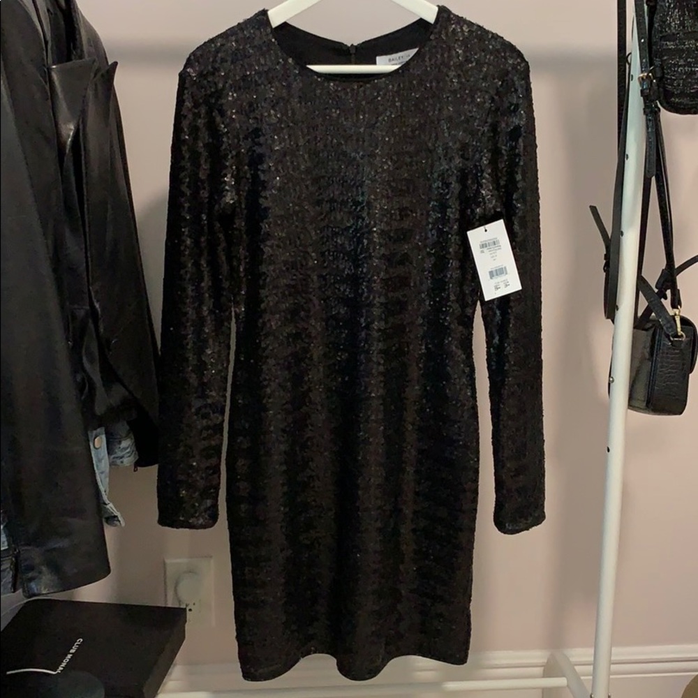 Bailey Black Sequin Dress